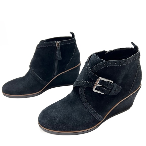 franco sarto arielle wedge bootie